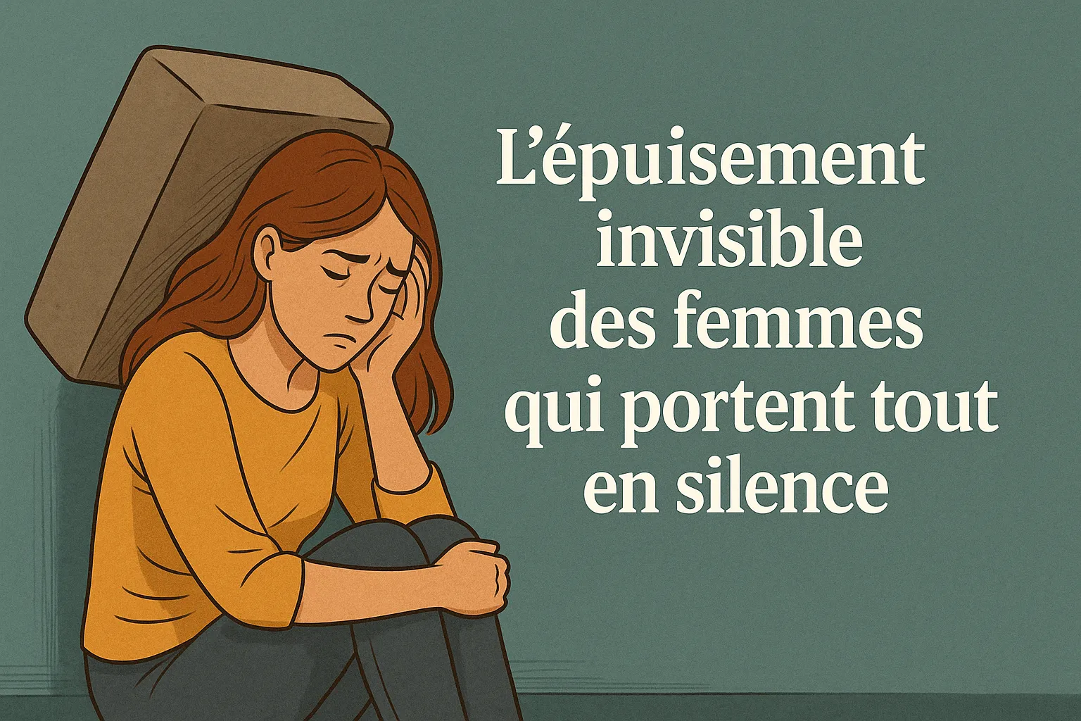 L'épuisement invisible des femmes qui portent tout en silence - Blog B-Lenos