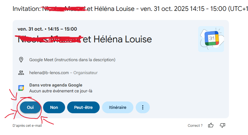 Capture decran 2025 09 16 211849 Réservation appel clarté confirmée