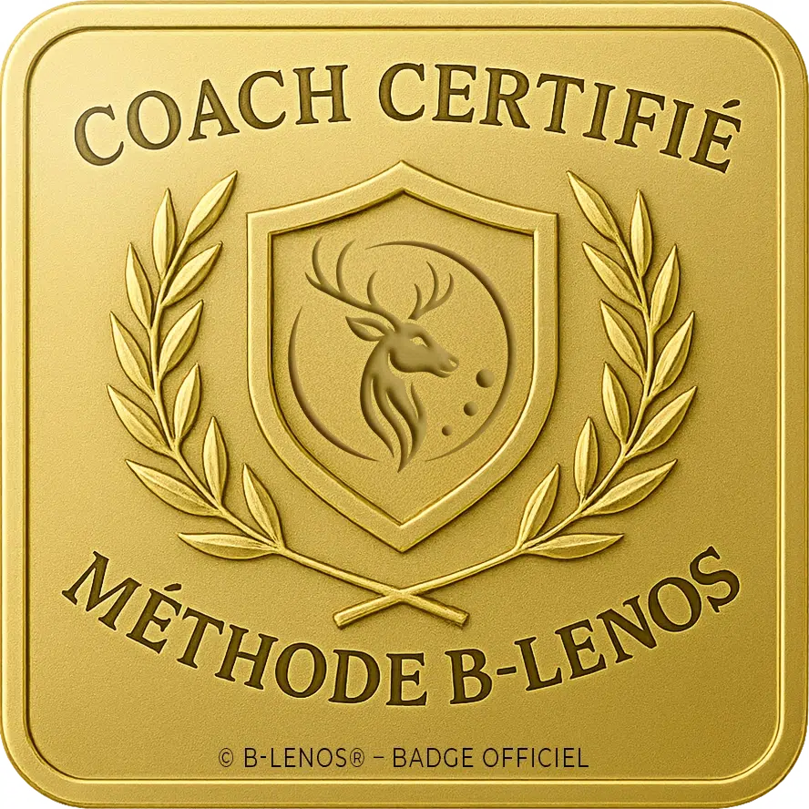 Badge officiel B-LENOS® – Coach certifié de la Méthode B-LENOS®