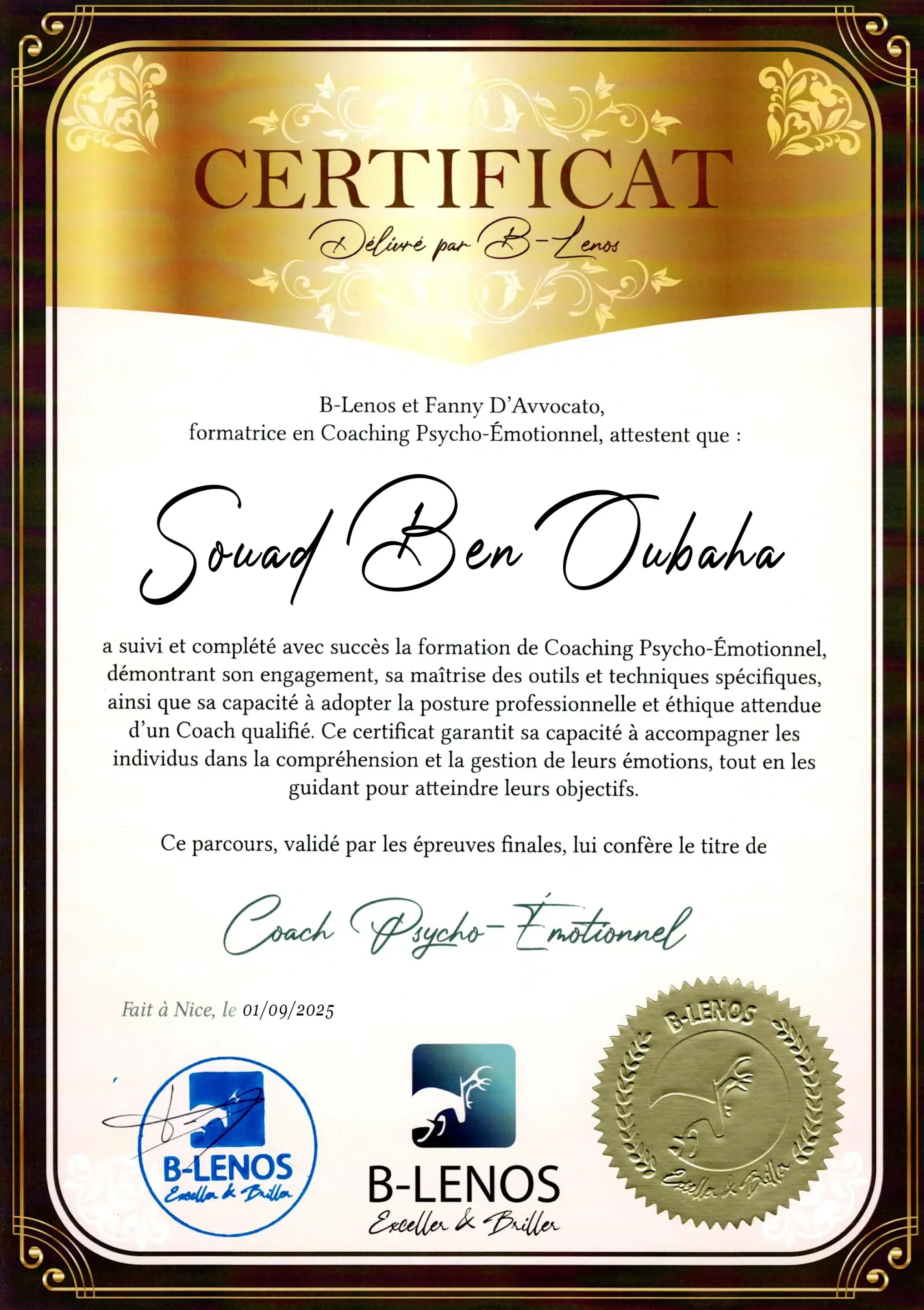 Souad Ben Oubaha – Coach Psycho-émotionnel – Méthode B-Lenos – BL25-CPE-BL25-CPE-F1YD8TII Souad Ben Oubaha - Coach Psycho-émotionnel - Méthode B-Lenos - BL25-CPE-BL25-CPE-F1YD8TII