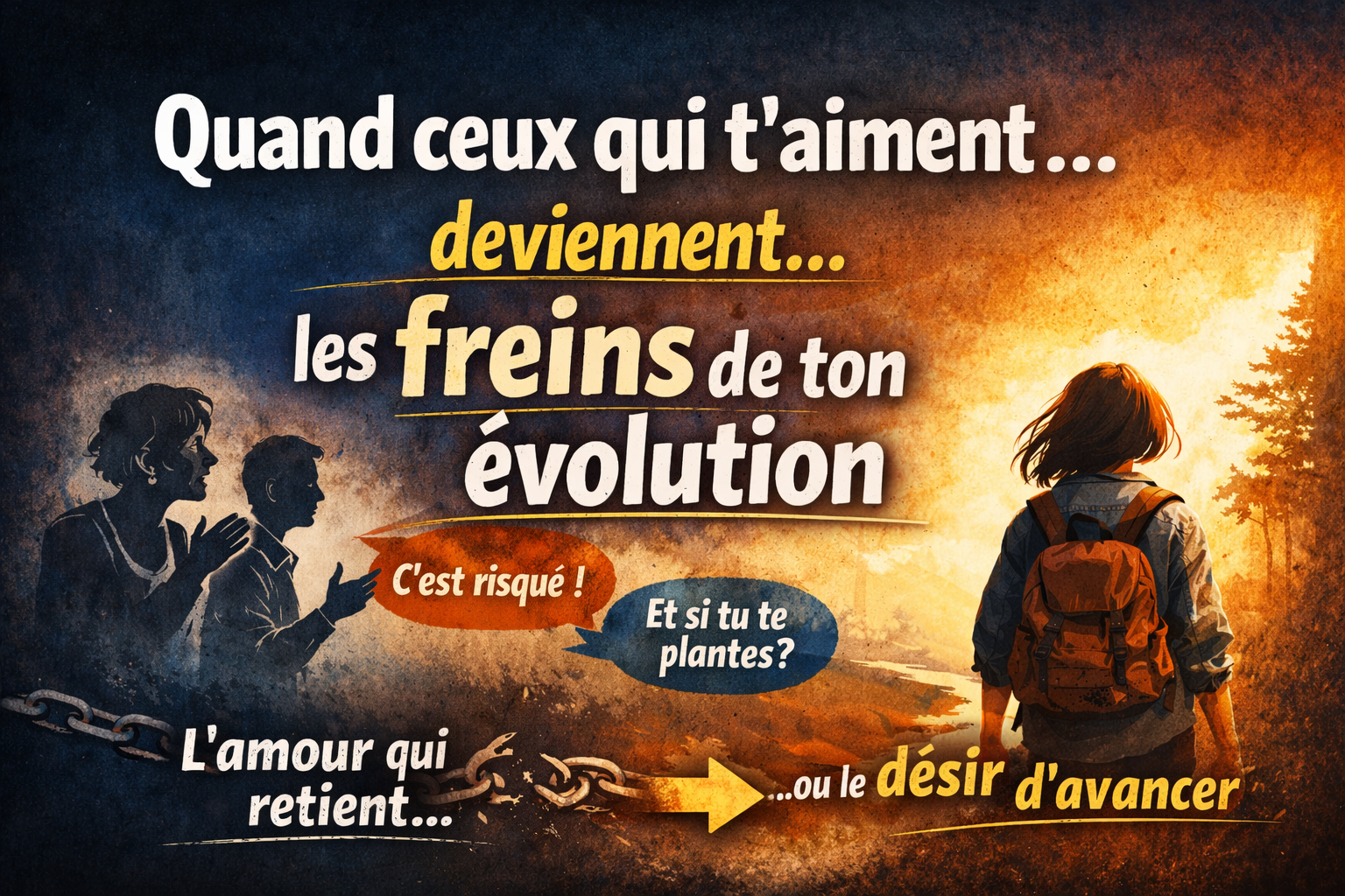 Quand ceux qui t’aiment deviennent les freins de ton évolution - Article de Blog B-Lenos - L'académie des coachs de vie en psycho-émotionnel