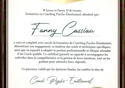 Fanny Cassiau - Coach Psycho-émotionnel - Méthode B-Lenos - BL26-CPE-1lL8bR5l