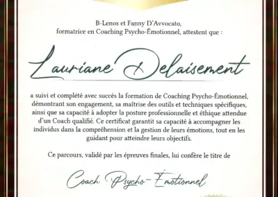 Lauriane Delaisement - Coach Psycho-émotionnel - Méthode B-Lenos - BL26-CPE-h5lJVnMw