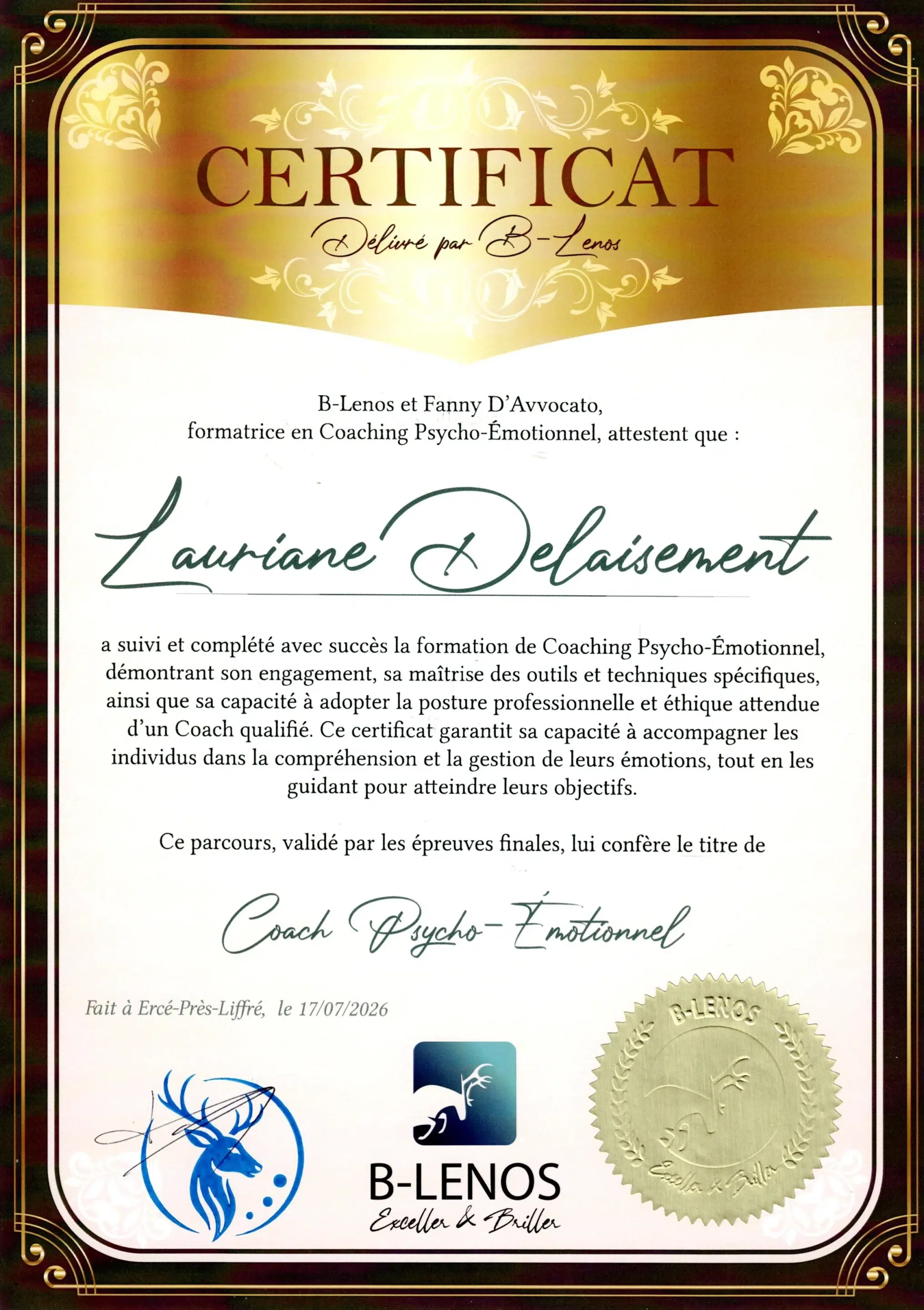 Lauriane Delaisement - Coach Psycho-émotionnel - Méthode B-Lenos - BL26-CPE-h5lJVnMw
