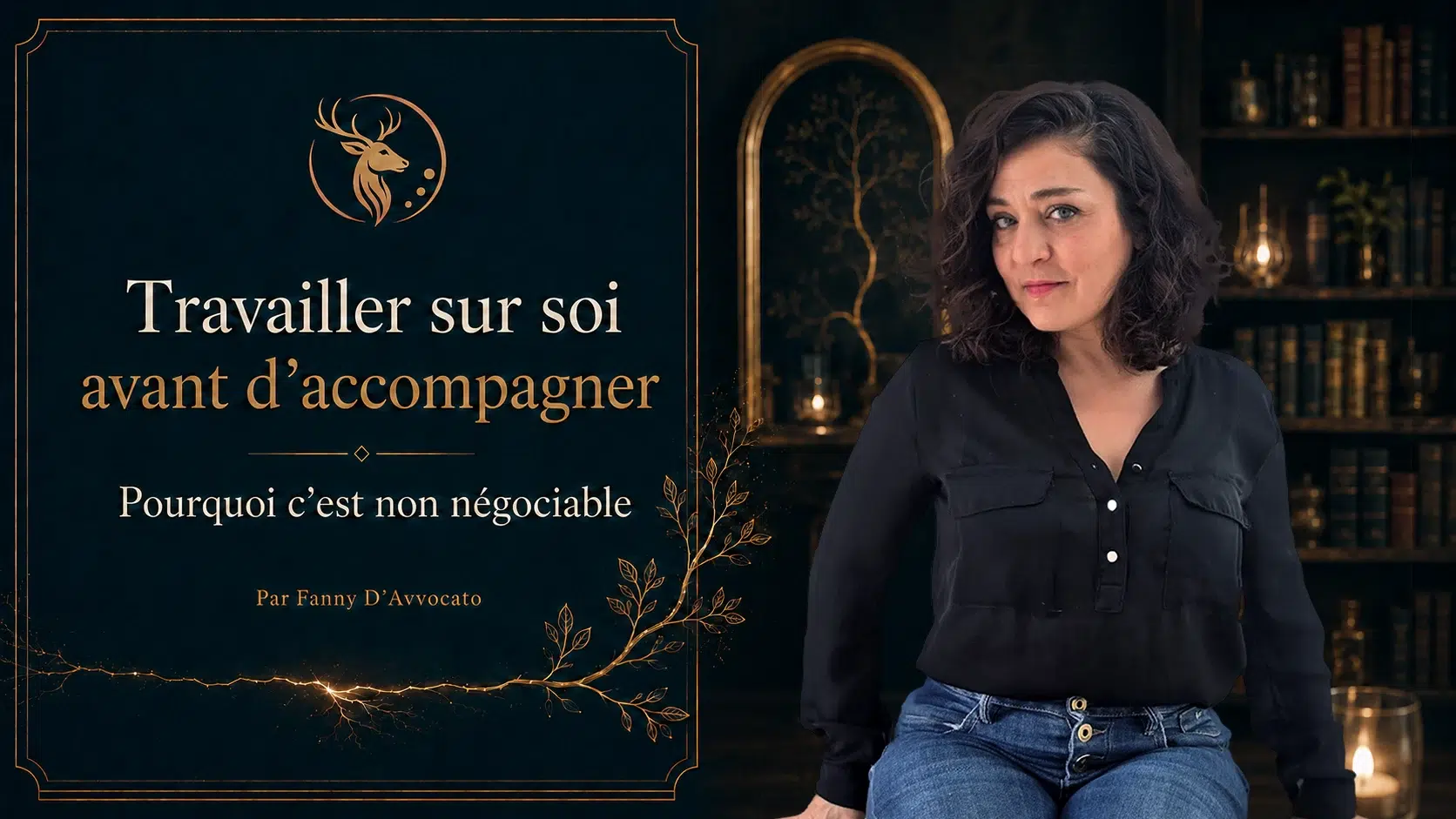 Fanny D’Avvocato illustrant l’importance du travail sur soi avant d’accompagner les autres